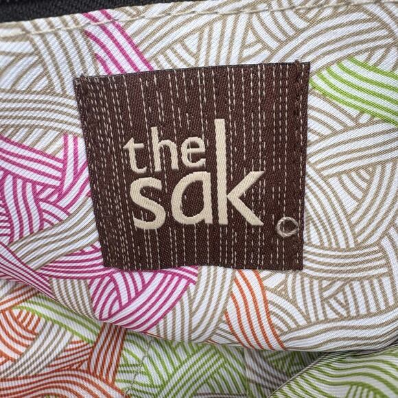 The Sak Laurel Purse Black Pebbled Leather Crossbody Classic Travel Casual - Picture 8 of 9